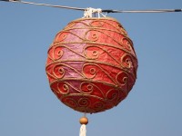 Lampion an der Uferpromenade