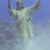 Christo Statue Unter Wasser
