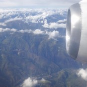 Flug über Die Anden