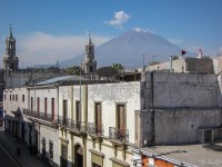 Vista del volcán Misti