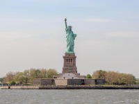 The famous statue of liberty