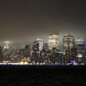 New York Skyline Bei Nacht